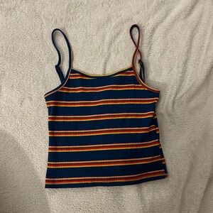 Striped tank top/ crop top